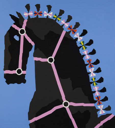 Dana Slijboom, Mane Attraction, 2023 (detail). Courtesy of the artist and Galerie Marguo.