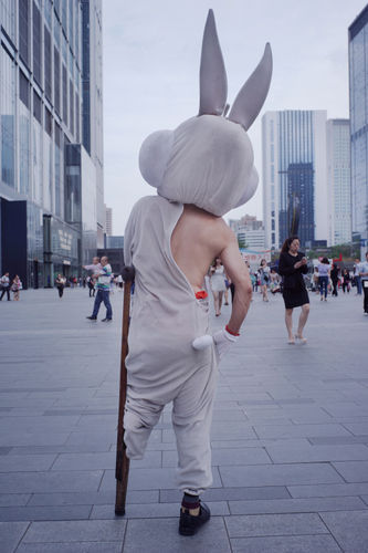 Feng Li, A rabbit with a cane, 2015 © Feng Li, Courtesy of the artist