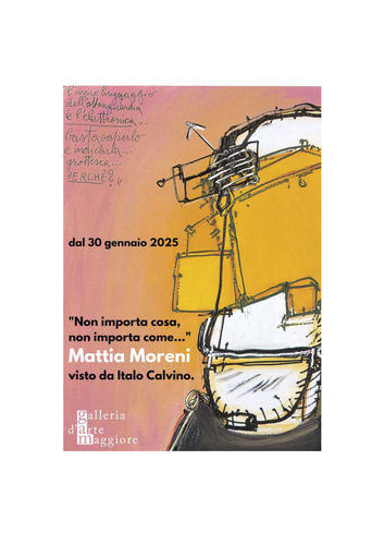 Bologna | Mattia Moreni as seen by Italo Calvino, 'It doesn't matter what, it doesn't matter how...' (towards AI)