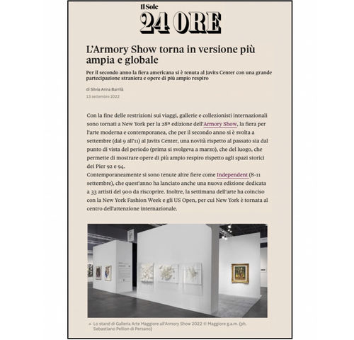 The Armory Show Returns in a Broader and More Global Edition