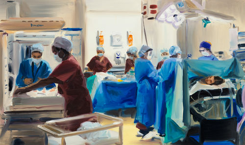 Caroline Walker, "Study for Theatre", 2021