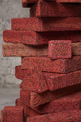 Elias Sime reflects on the destructive nature of technology in Venice