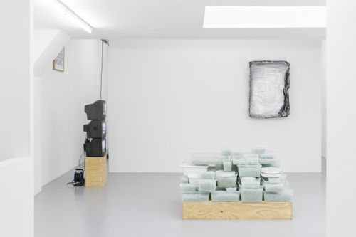 Jeroen Jongeleen, Running in Circles III / Movement and Politics in the Streets of My City, 2021, installation view. Courtesy the artist, Harlan Levey Projects.