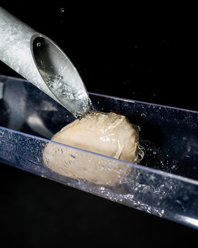 Haseeb Ahmed, A Fountain of Eternal Youth, 2022, installation view Faces of Water, Bozar, Brussels, 2022. Commissioned by GLUON and LUCA School of Arts within the frame of STARTS4Water program. Photo credit Johan Poezevara & Fabien Silvestre Suzor (J+F)