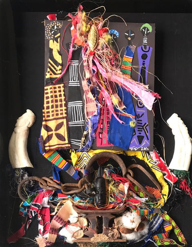 GRATITUDE | HFA Celebrates 35 Years with Frank Frazier, Assemblages, Mixed Media & Watercolors