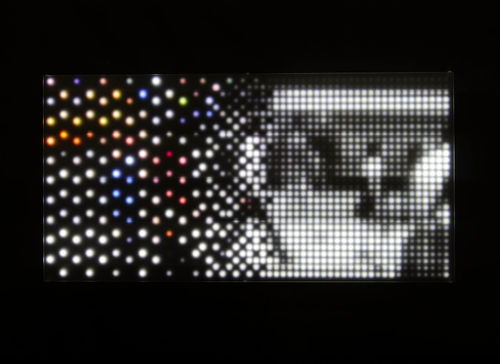 Jim Campbell, "Data Transformation 4," 2018