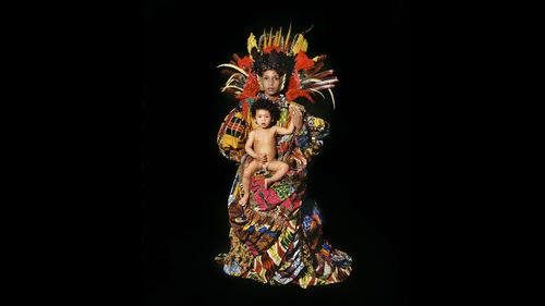 Renée Cox, Yo Mamadonna and Child. Courtesy of the artist and UTA Artist Space