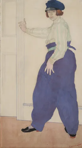 Dora Carrington (1893-1932), Self-Portrait, 1913. Courtesy of Jerwood Collection.