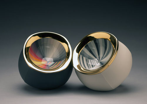 Black Bowl and White Bowl, 2018