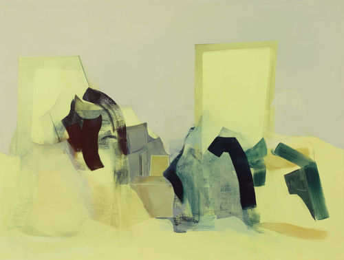 Stephanie Deady, Measure for measure No.6, oil on birch plywood, 56 x 74 cm