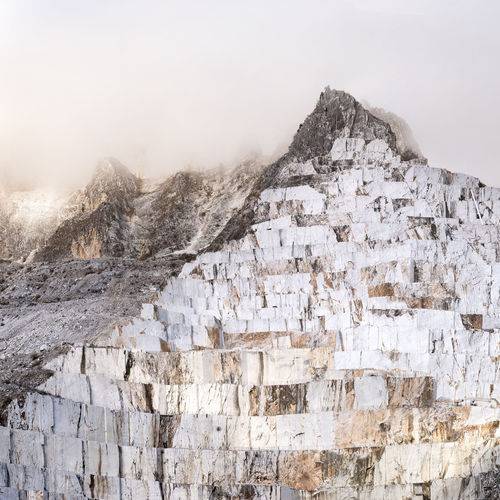 Antoine Gaussin Misty Cathedral, 2024 Photo printed on watercolour paper, laminated on anodised aluminium - White wooden frame 150 x 150 cm (59 x 59 in) Edition of 10