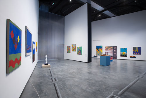 New Waves: Mohamed Melehi and the Casablanca Art School Archives, Mohamed Melehi at Concrete, Alserkal Avenue