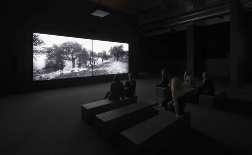 Larissa Sansour & Søren Lind. Installation view of In Vitro (2019), Copenhagen Contemporary. Photographer Anders Sune Berg.