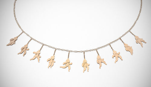 Bill Copley, Chaìne pour une Femme Enceinte, conceived 1972, executed 2013, 18k rose gold, edition of 9