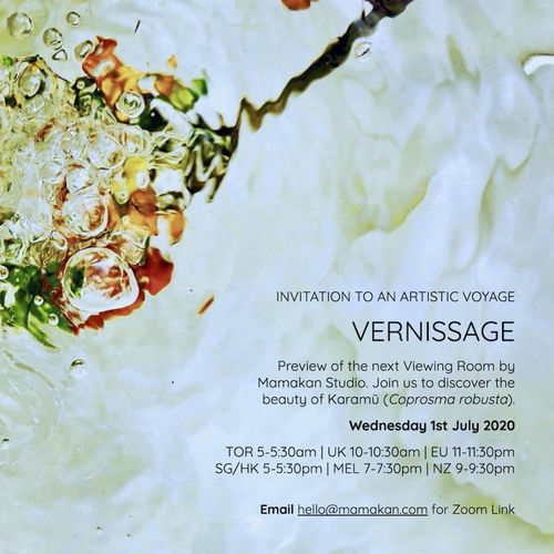 Invitation to Vernissage: Discover the beauty of Karamū - Coprosma robusta