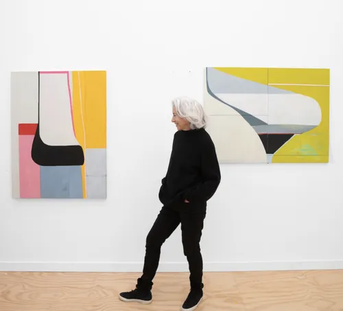 Jill Moser in her studio.