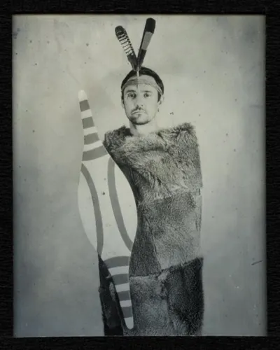 James Tylor, Self Portrait (2021), Becquerel daguerreotype