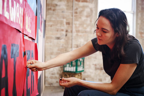 Thea Perkins speaks through her work