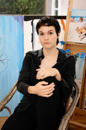 Thea at home. Portrait by Jacquie Manning, courtesy of AGNSW.