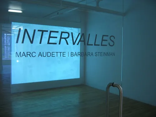 Marc Audette + Barbara Steinman : Intervalles