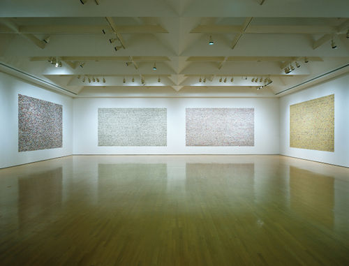 Vue d'Installation, Jérôme Fortin, Musée d'art contemporain de Montréal, 2007.