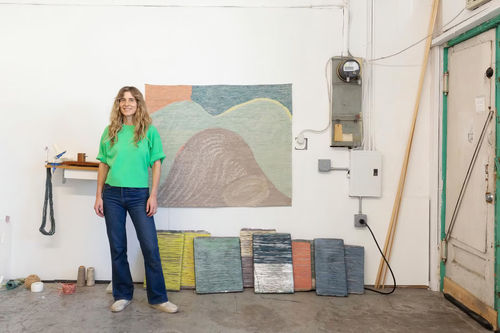 Christy Matson in her studio. Photo: Molly Haas
