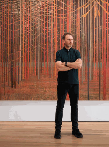 Sky Glabush at Stephen Friedman Gallery, 2024. Photo by Alejandro Jassan Studio.