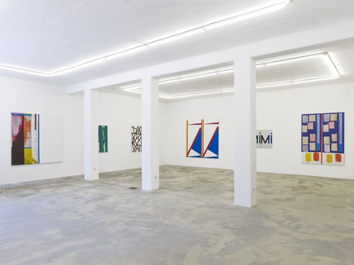 Bernard Piffaretti, Kontinuum (2019) (Installation view). Image courtesy the artist and Klemm's, Berlin.