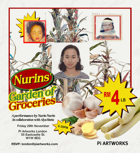 Nurin's Garden of Groceries , A performance by Nurin Nurin, Set Design by Alya Hatta as part of her solo...