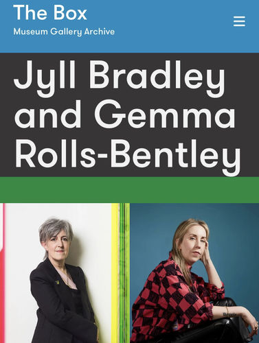 In Conversation with Jyll Bradley and Gemma Rolls-Bentley, The Box, Plymouth