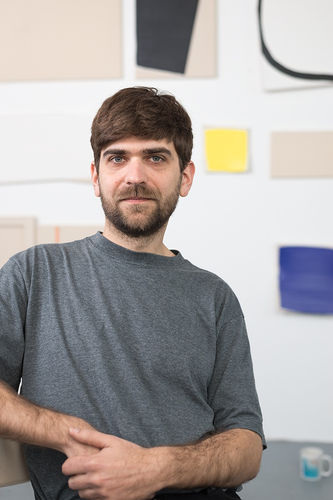 Marco Stanke at his studio in Munich, Germany