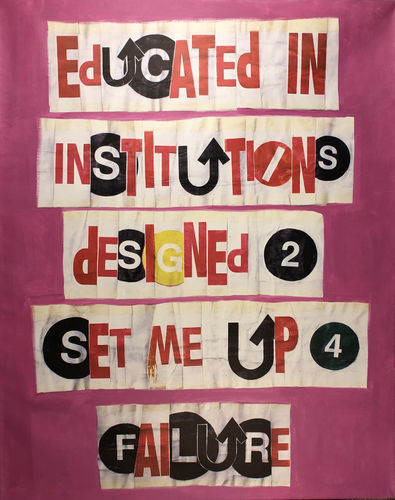 Al Diaz, Educated, 2019