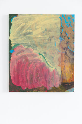 Rhiannon Inman-Simpson, "The day folded in on itself" 2020. Olje på lerret, 60 x 70 cm. Photo: Hordaland Kunstsenter (HKS).