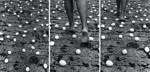 Anna Maria Maiolino, Entrevidas (Between Lives) from Fotopoemação (Photopoemaction) series, 1981. Copyright The Artist.