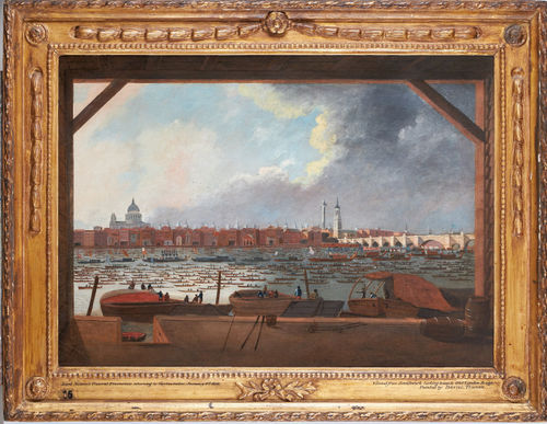 'The funeral procession of Lord Nelson, 8 January 1806'