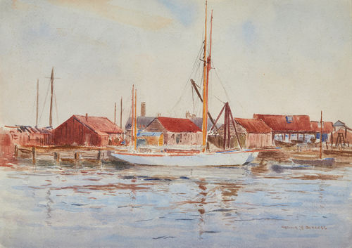 'Yachts at Poole Harbour'