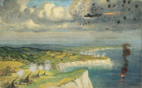Intercepting Doodlebugs, 1944 by Frank Owen Salisbury