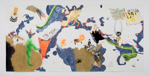 Elham Rokni. The Iblis, the Girl, the Sultan, and the Lion's Tail, 2017