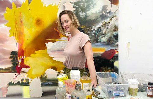 Annie Lapin in her studio.