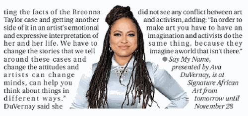 Ava DuVernay aims to 'change minds' with BLM art exhibition