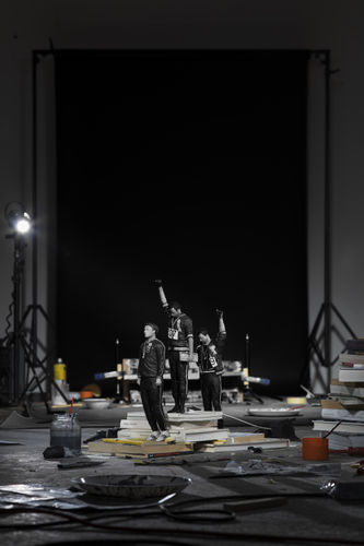 Making of 'Black Power Salute' (by John Dominis, 1968), 2017