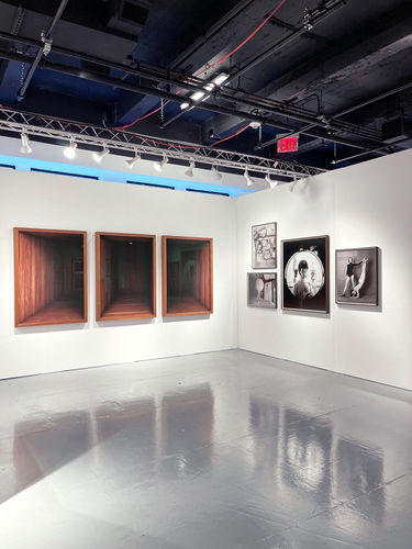 Installation view of The Ravestijn Gallery's booth at AIPAD's The Photography Show 2023