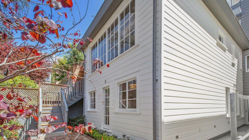 Filbert St cottages in San Francisco