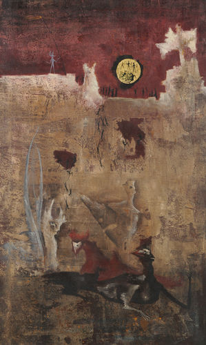Leonora Carrington—Composition (Ur of the Chaldees), 1950