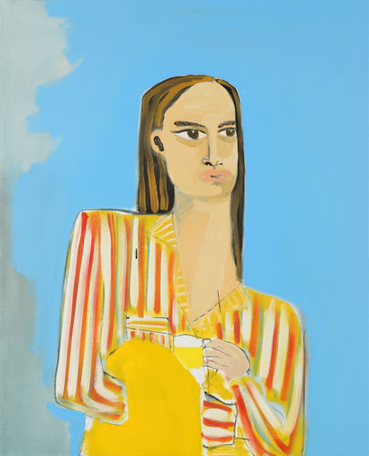 Henrietta Dubrey, 'Clean', Oil on canvas, H 130 cm x 105 cm