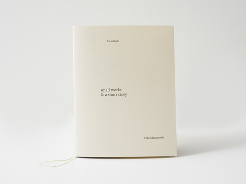 Sara Anstis and Vida Adamczewski: small works & a short story