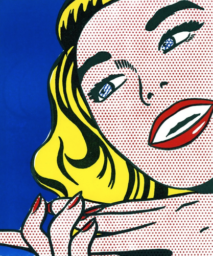 Roy Lichtenstein, Girl, 1963, lithograph