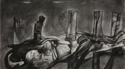 Håkon Bleken i sort, grått og hvitt