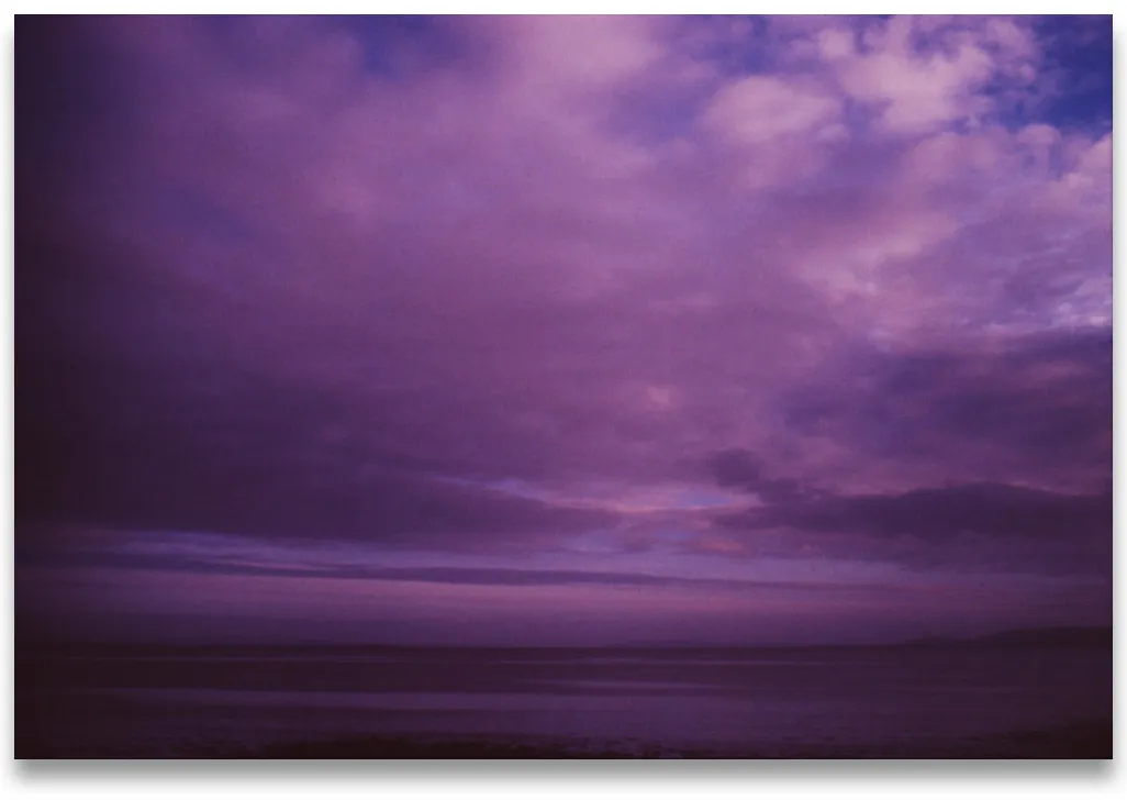 Nan Goldin Lavender Landscape, Buncrana, Ireland, 2002 Archival pigment print mounted on 2mm dibond with chassis 59 x 88 5/8...