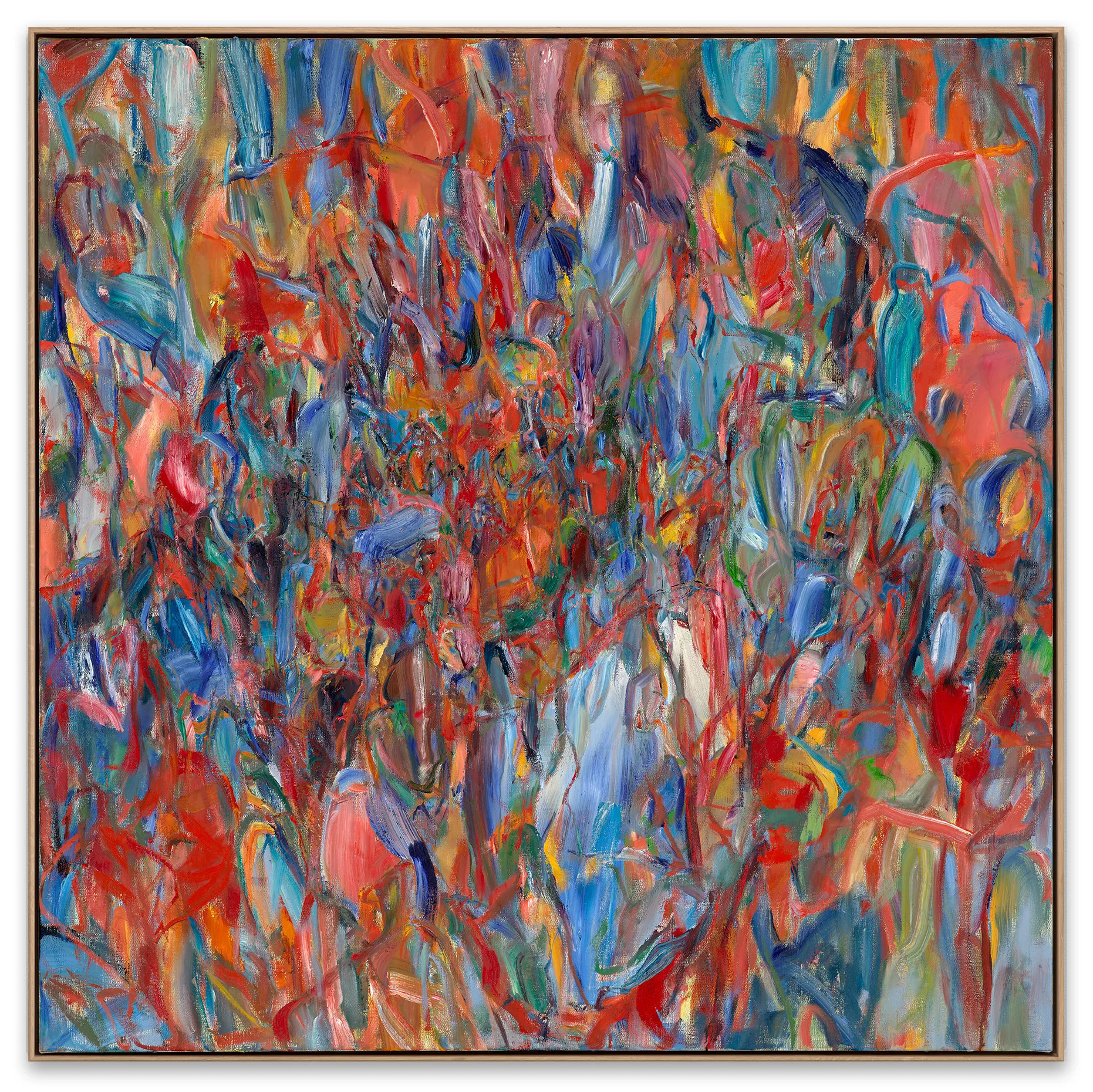 Sabine Moritz Seoul, 2022 Oil on canvas Painting: 59 1/8 x 59 1/8 in. (150 x 150 cm) Frame: 60...